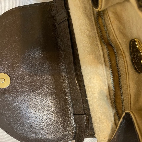 GG plus Vintage Crossbody Hard to find Bag w/ Rutched Leather - Picture 5 of 13